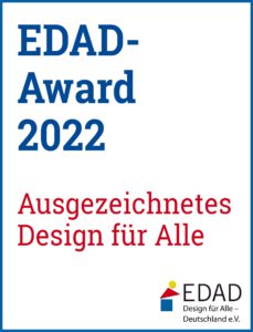 Logo: EDAD - Award 2022, Ausgezeichntes Design für Alle 